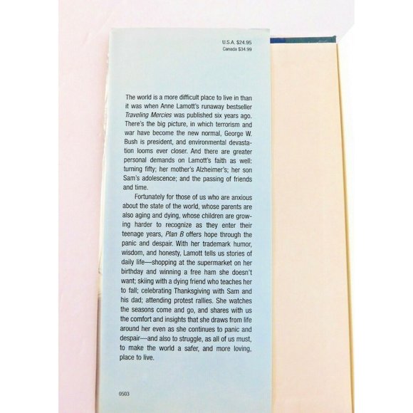 Plan B Further Thoughts on Faith by Anne Lamott 2005 Hardcover Jacket - Picture 3 of 5